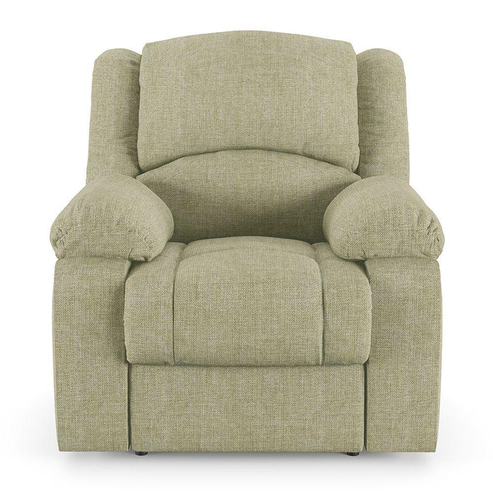 Poltrona Do Papai Reclinável Melim Elétrica Led Linho Fh1 - D'rossi Cor Bege - 3