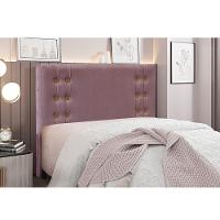 Cabeceira Cama Box Solteiro 90 Cm Gênova Veludo S04 - D'rossi Cor Uva - 4