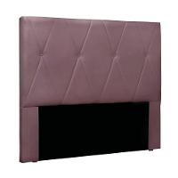 Cabeceira Cama Box Queen 160 Cm Aquilla Veludo S04 - D'rossi Cor Uva - 1