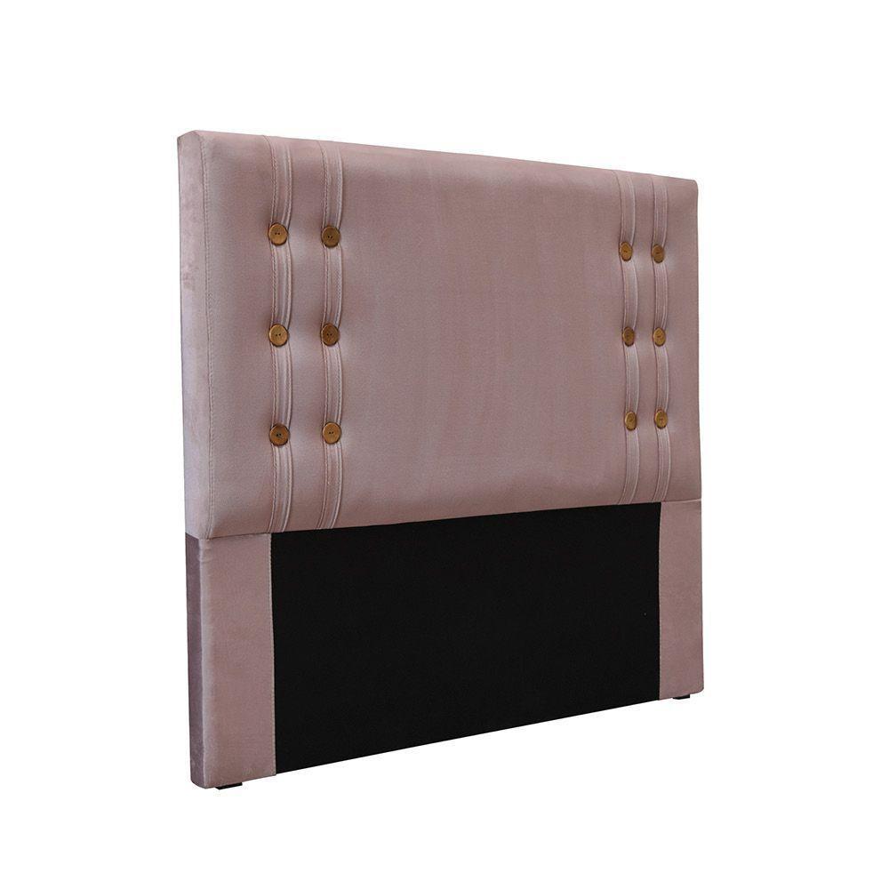 Cabeceira Cama Box Queen 160 Cm Gênova Veludo Lilás S04 - D'rossi - 1