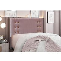 Cabeceira Cama Box Queen 160 Cm Gênova Veludo Lilás S04 - D'rossi - 4