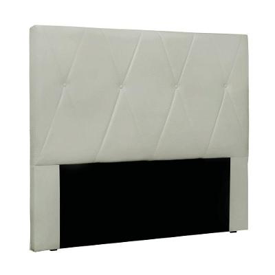 Cabeceira Cama Box Queen 160 Cm Aquilla Veludo Prata S04 - D'rossi