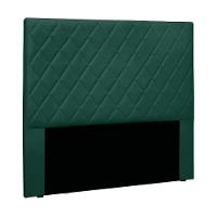 Cabeceira Cama Box Queen 160 Cm Dubai Veludo Verde S04 - D'rossi - 1