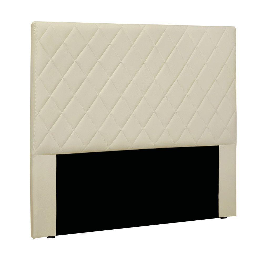 Cabeceira Cama Box Casal 140 Cm Dubai Veludo Bege S04 - D'rossi - 1