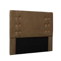 Cabeceira Cama Box Casal 140cm E Recamier Gênova Suede S04 - D'rossi Cor Caramelo - 1