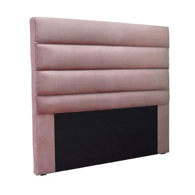 Cabeceira Cama Box Solteiro 90 Cm Arles Veludo S04 - D'rossi Cor Lilás