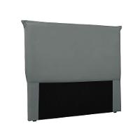 Cabeceira Cama Box Queen 160 Cm Garden Veludo Cinza S04 - D'rossi - 1