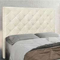 Cabeceira Cama Box Solteiro 90 Cm Tania Linho S04 - D'rossi Cor Natural - 4