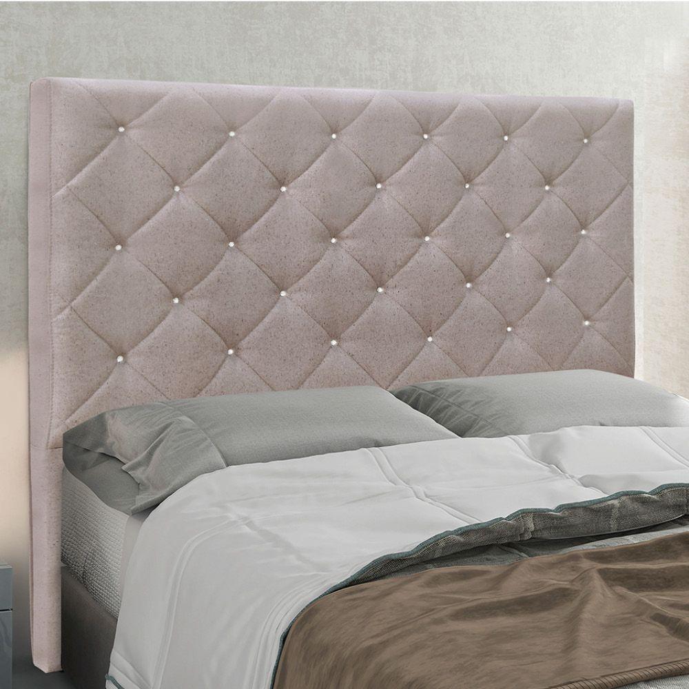 Cabeceira Cama Box Casal 140 Cm Tania Linho Areia S04 - D'rossi - 4