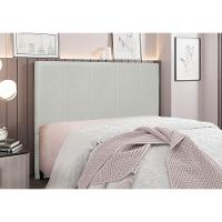 Cabeceira Cama Box King 195 Cm Arizona Veludo Prata S04 - D'rossi - 4