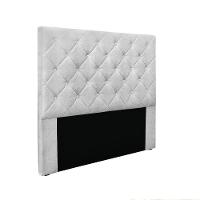 Cabeceira Cama Box Queen 160 Cm Tania Linho S04 - D'rossi Cor Grigio - 1