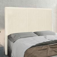 Cabeceira Cama Box Casal 140 Cm Arizona Linho S04 - D'rossi Cor Natural - 4