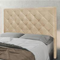 Cabeceira Cama Box Queen 160 Cm Tania Linho S04 - D'rossi Cor Dourado - 4