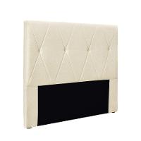 Cabeceira Cama Box Queen 160 Cm Aquilla Linho S04 - D'rossi Cor Perola - 1