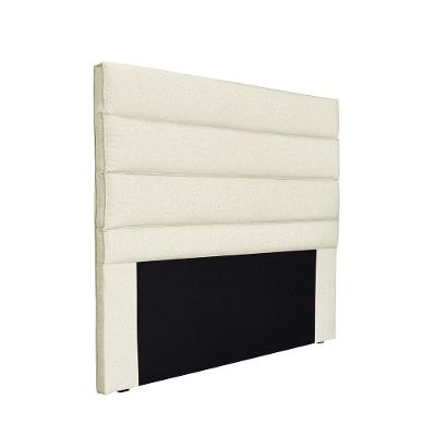 Cabeceira Cama Box King 195 Cm Arles Linho Natural S04 - D'rossi