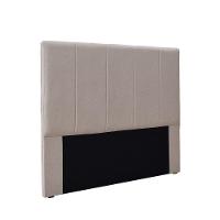 Cabeceira Cama Box Solteiro 90 Cm Arizona Linho S04 - D'rossi Cor Areia - 1