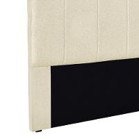 Cabeceira Cama Box Solteiro 90 Cm Arizona Linho S04 - D'rossi Cor Perola - 2