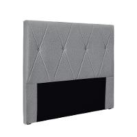 Cabeceira Cama Box Casal 140 Cm Aquilla Linho S04 - D'rossi Cor Cinza - 1