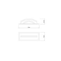 Desempenadeira Metálica Com Base Lisa Eva Tramontina Para Rejunte Sem Dentes Com Cabo Madeira Tramontina - 2