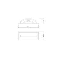 Desempenadeira Metálica Com Base Lisa Eva Tramontina Para Rejunte Sem Dentes Com Cabo Madeira Tramontina - 3