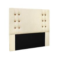 Cabeceira Cama Box Queen 160 Cm Genova Linho Pérola S04 - D'rossi - 1