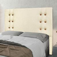 Cabeceira Cama Box Queen 160 Cm Genova Linho Pérola S04 - D'rossi - 3