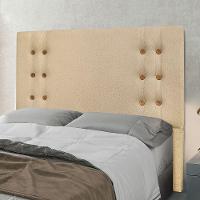 Cabeceira Cama Box Queen 160 Cm Genova Linho Dourado S04 - D'rossi - 3