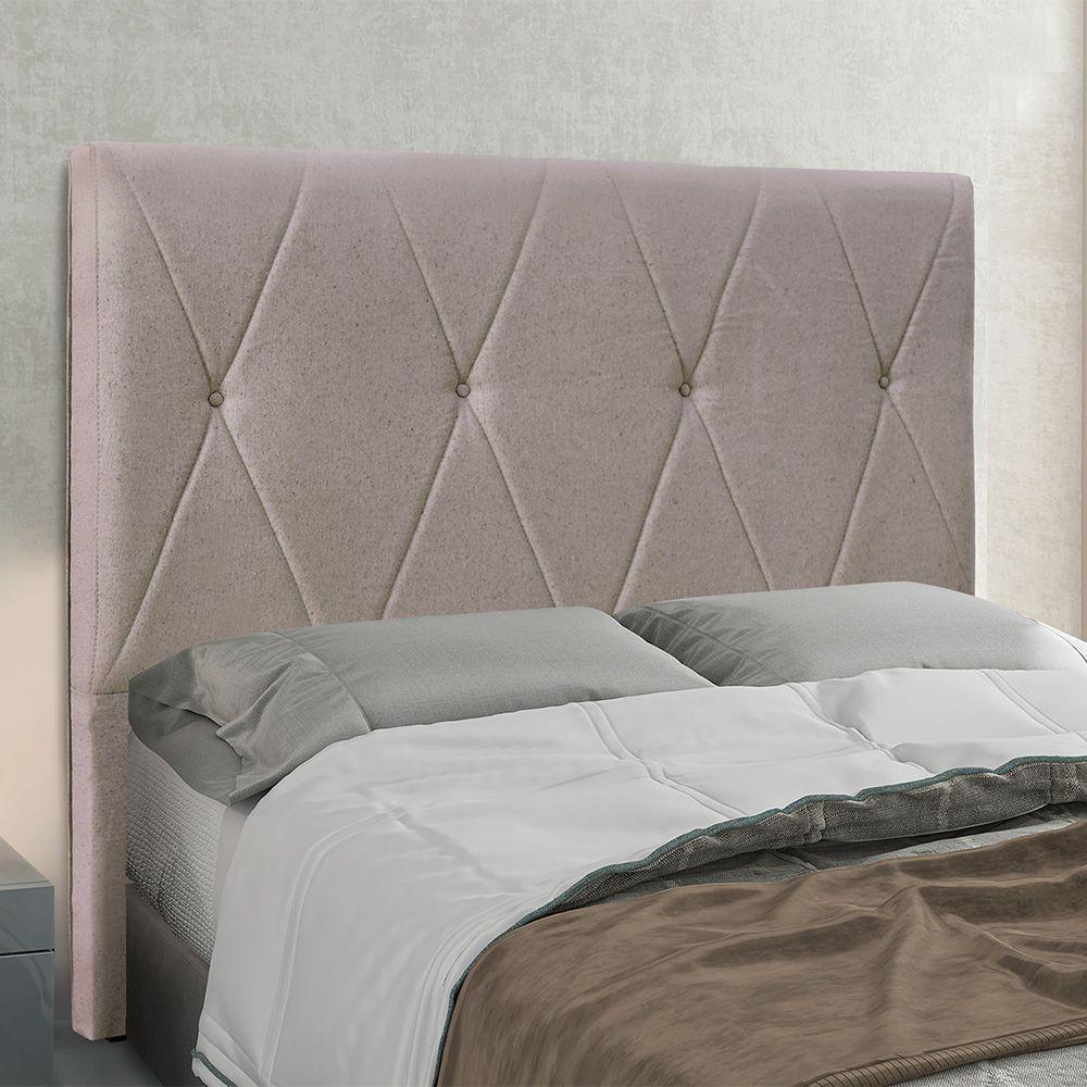 Cabeceira Cama Box King 195 Cm Aquilla Linho Areia S04 - D'rossi - 4