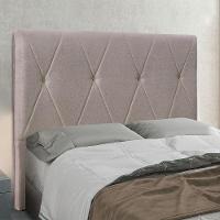 Cabeceira Cama Box King 195 Cm Aquilla Linho Areia S04 - D'rossi - 4