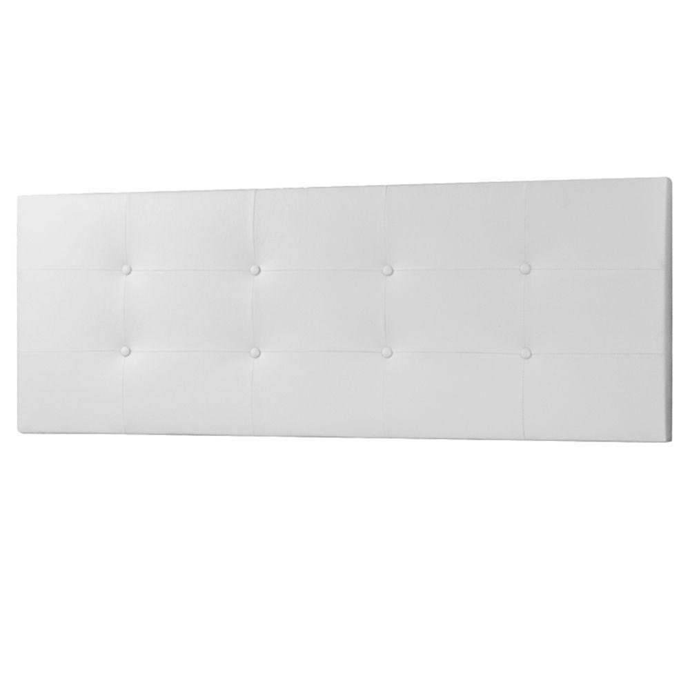 Kit Painel E Calçadeira Baú Casal 1,40m Berlim Corano Branco - Pallazio - 5