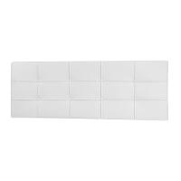 Kit Painel E Calçadeira Baú Casal 1,40m Roma Corano Branco - Pallazio - 5