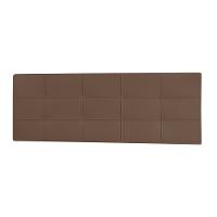 Kit Painel E Calçadeira Baú Solteiro 0,90m Roma Corano - Pallazio Cor Marrom - 7