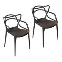 Conjunto Com 2 Cadeiras Allegra Preta - 1