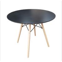 Mesa De Jantar Redonda Eames Eiffel 70cm Preto - 2
