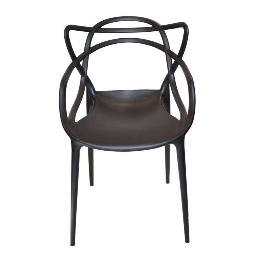 Kit C- 2 Cadeiras Allegra Masters Preta - 3