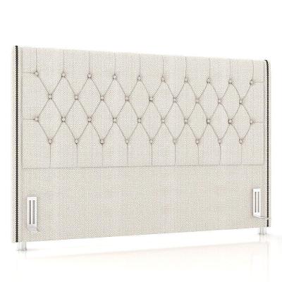 Cabeceira Cama Box Casal 140cm Florenza P02 Linho Creme - Mpozenato