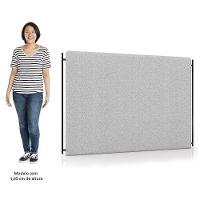 Cabeceira Cama Box Casal Queen 160cm Oscar P02 Linho Cinza Claro - Mpozenato - 2