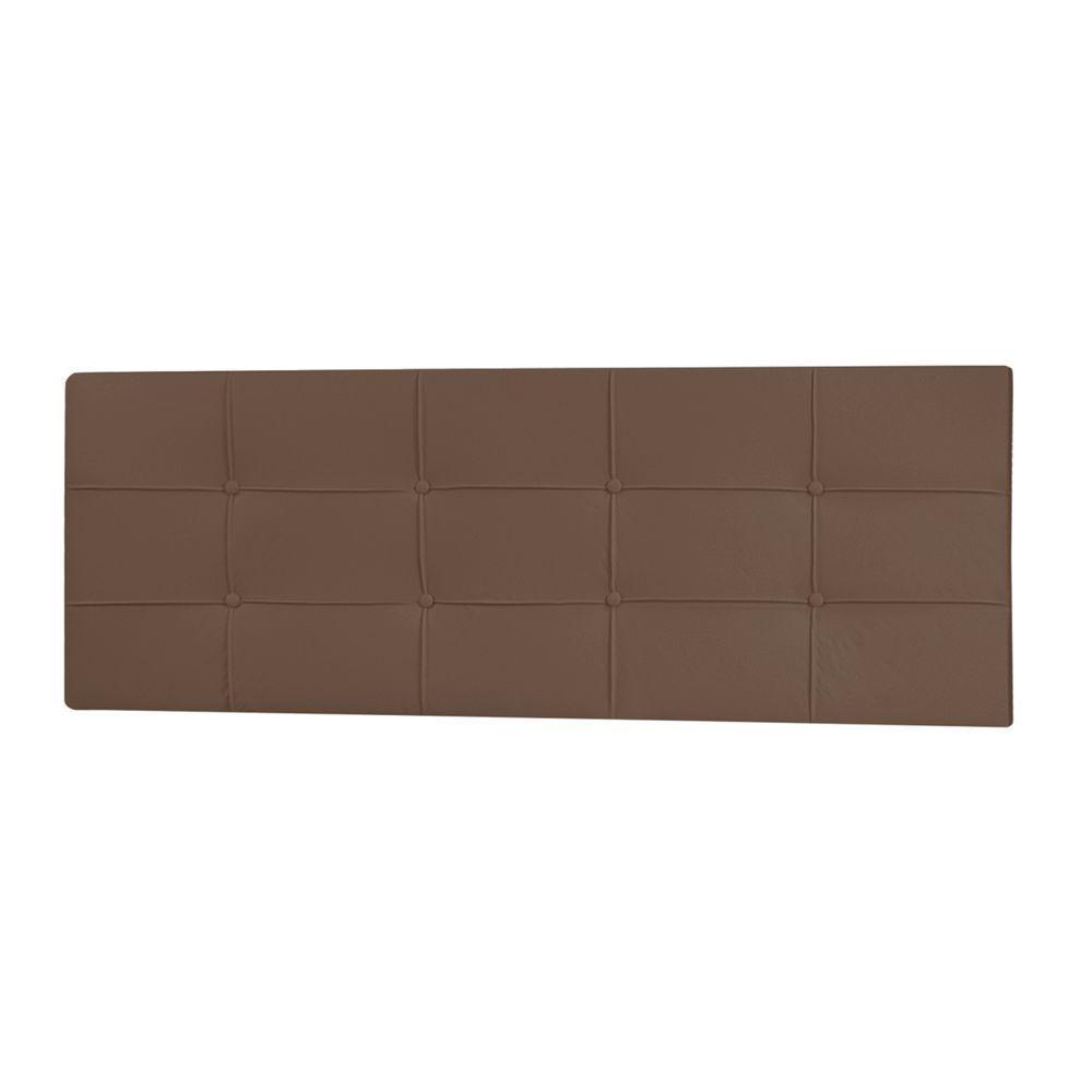 Kit Painel E Calçadeira Baú King 1,95m Roma Corano - Pallazio Cor Marrom - 5