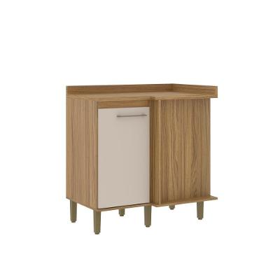 Balcão Para Canto Co7113 Concept Prime Ipe Cristalo Decibal