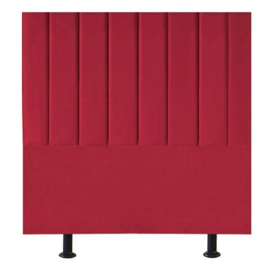 Cabeceira De Cama Solteiro Box 100 Cm Karla Suede vermelho