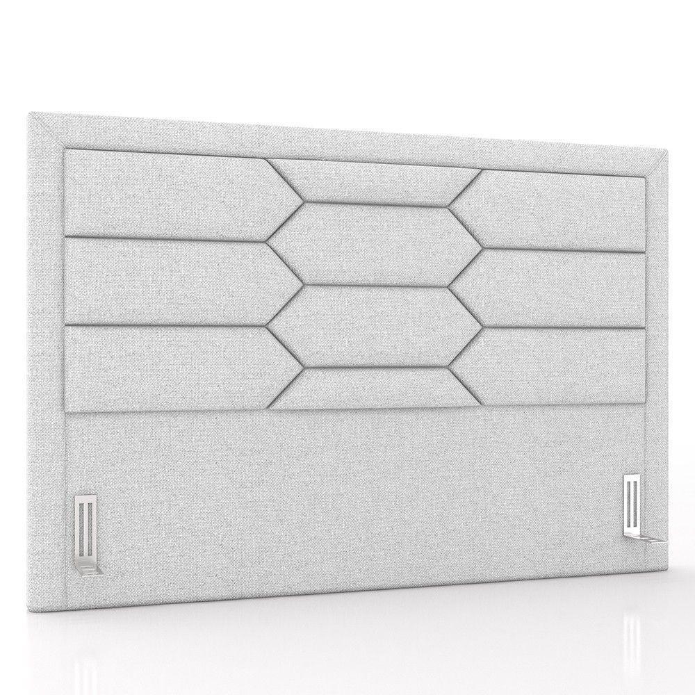 Cabeceira Cama Box Casal 140cm Texas P02 Linho Cinza Claro - Mpozenato - 3