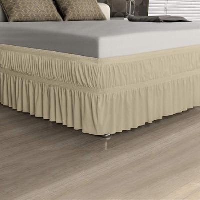 Saia Box Malha Queen 2,00m X 1,60m X 38cm Palha