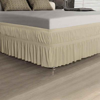 Saia Box Malha Casal 1,90m X 1,40m X 38cm Palha