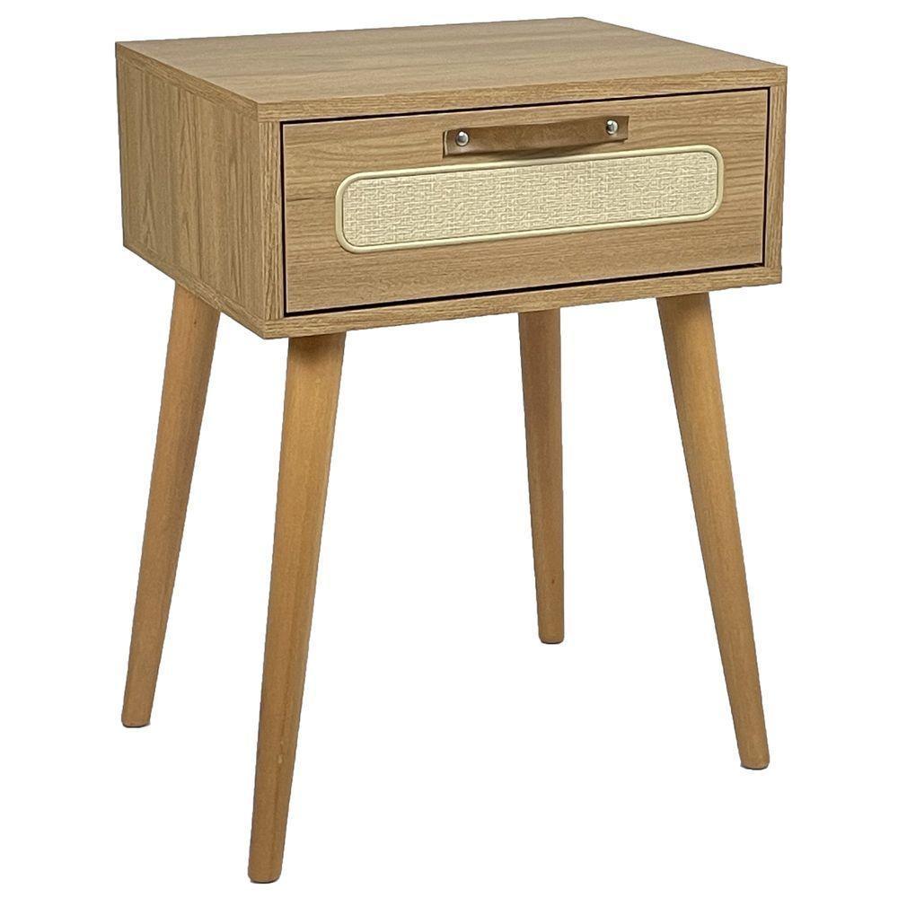 Mesa Cabeceira Retrô Olmo - 1