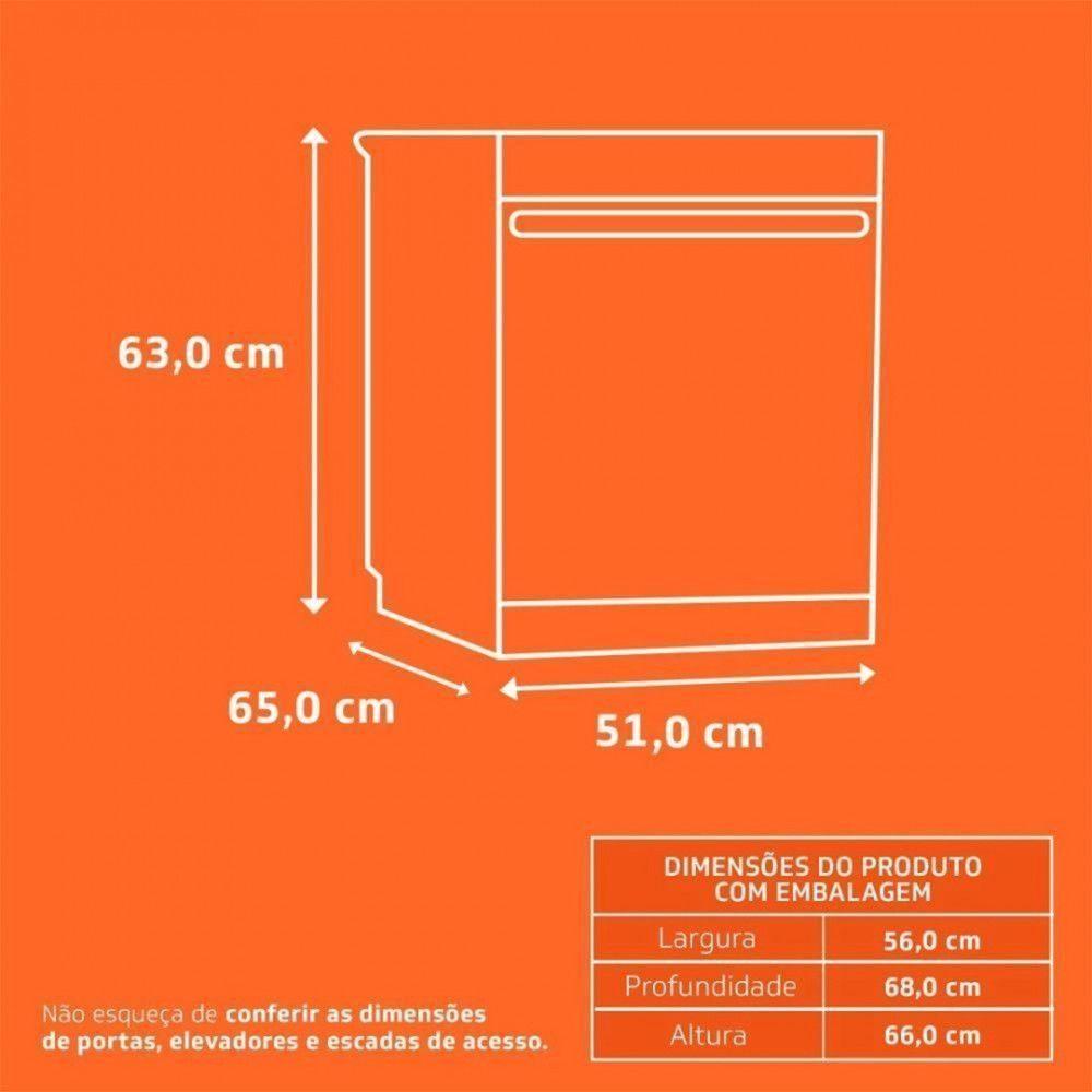 Lava Louça Brastemp 8 Serviços 5 Programas Branco 220V - 4