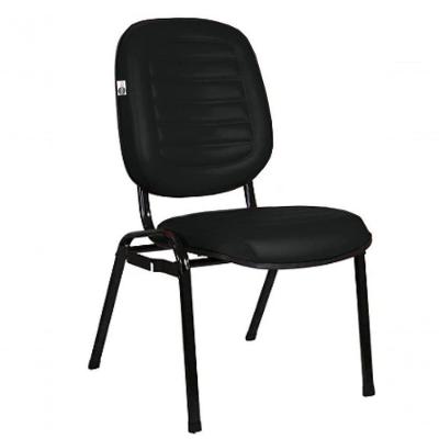 Cadeira Empilhável Para Igrejas Evangélicas Linha Holy Preto