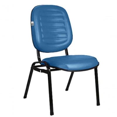 Cadeira Empilhável Para Igrejas Evangélicas Linha Holy Azul