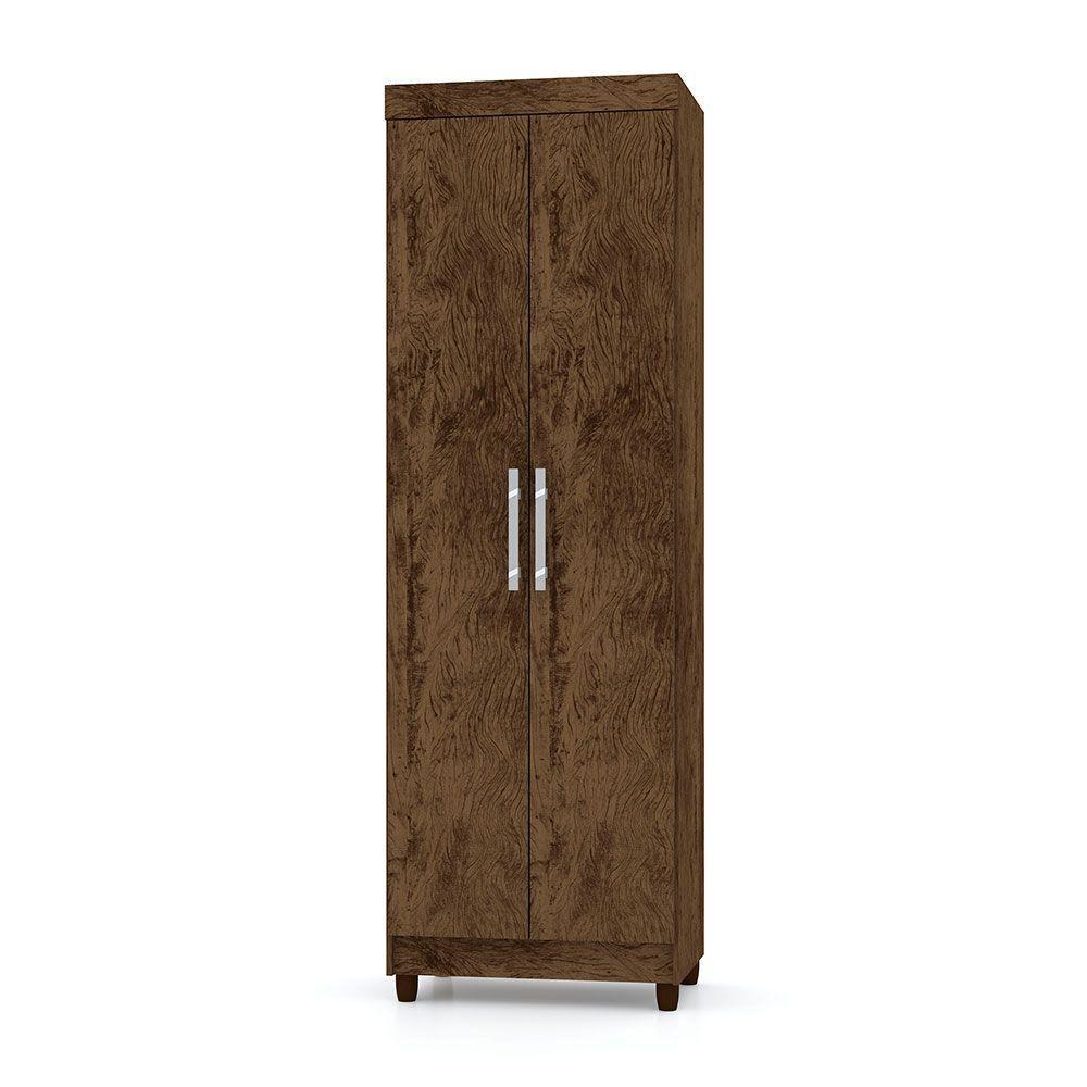 Armário Multiuso Lavanderia 02 Portas Aline Imbuia - Pallazio - 1