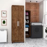 Armário Multiuso Lavanderia 02 Portas Aline Imbuia - Pallazio - 3