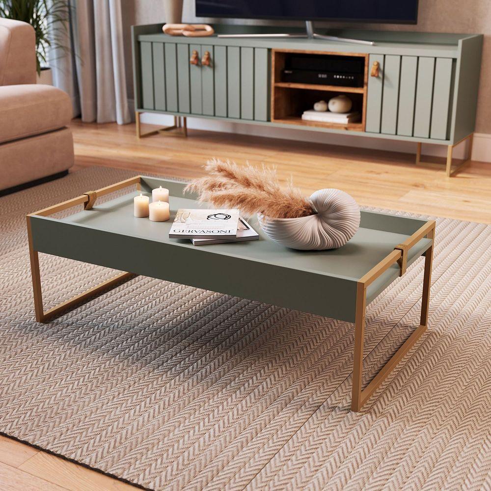 Mesa Centro Retangular Columbia 93 Cm Verti - 1